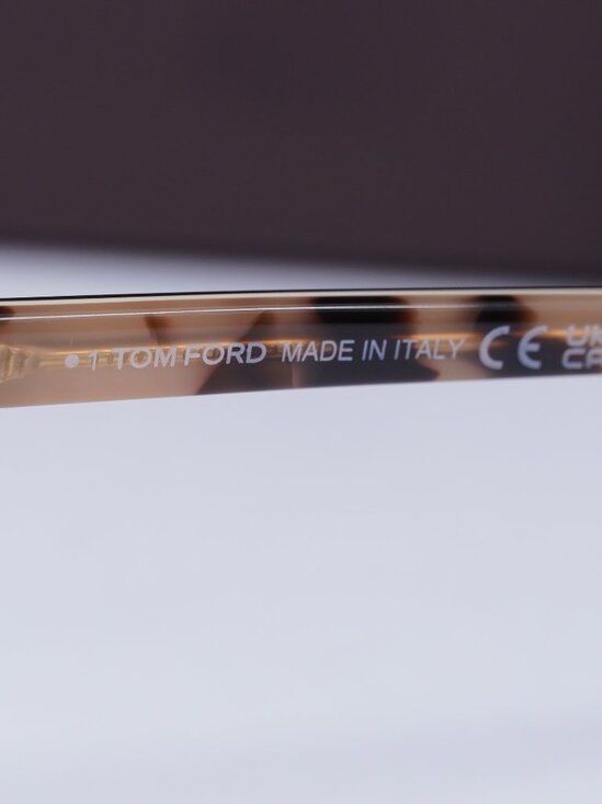 Tom Ford FT5673-B 005 Cat Eye Eyeglasses 54mm - Black/Havana - Picture 8 of 9